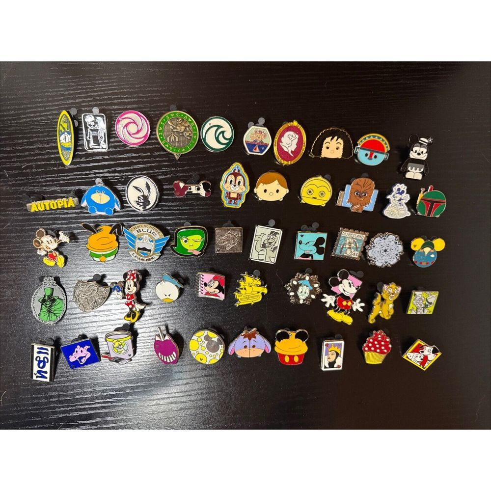 Disney Park Trading Pin Mixed Big Lot of 50 SAME AS‎ PHOTO G